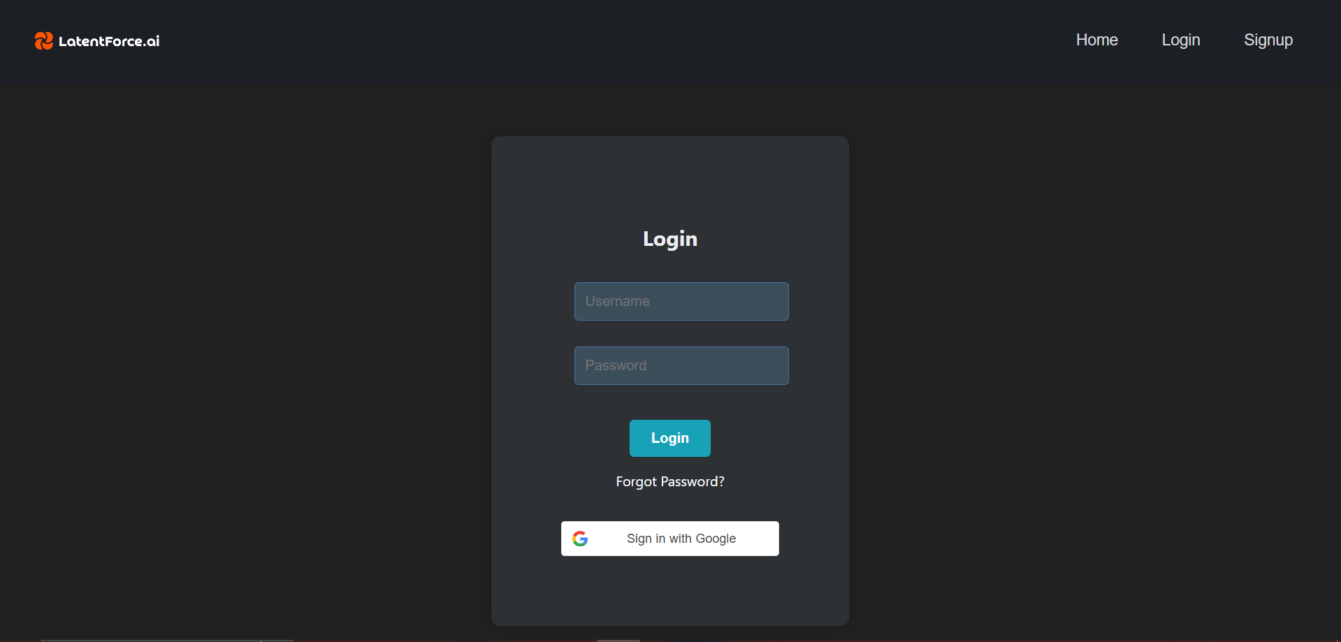 LATENTFORE LOGIN
